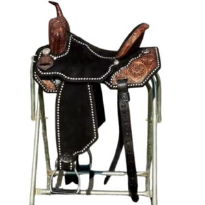 Asequible de lujo Look Western Horse Barrel Racing Argentina sillín de cuero de fábrica - Product Image 1