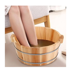 Cubeta de Madera para Pediluvio, Masajeador de Pies, Venta al por Mayor, Personalizable, Lavabo de Madera - Product Image 1