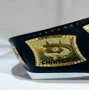 Ceintures de lutte en cuir de vachette pleine longueur 2MM d'épaisseur WWE EDGE SPINNER ceinture de titre de champion de lutte lourde - Product Image 5