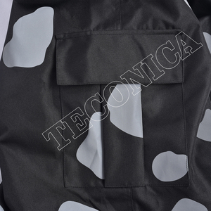 Pantalon baggy de ski personnalisé pour hommes imperméable, respirant, surdimensionné, imprimé, pantalon cargo de snowboard avec fonction coupe-vent - Product Image 4