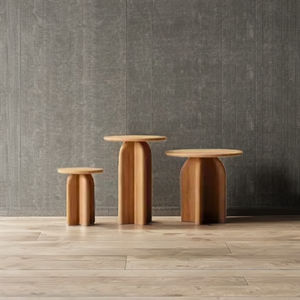 Luxury Handmade Eco-Friendly Wood Modern <b>Nightstand</b> with Storage for Bedroom Living Room Home Office - Product Image 3