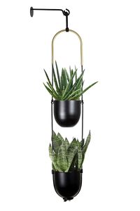 Maceta colgante de metal para balcón, jardín y uso doméstico, ideal para plantas de interior y exterior y exhibición de macetas - Product Image 6