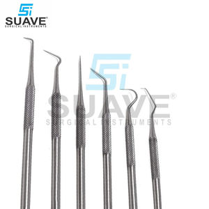 Herramienta de sonda de explorador de higiene dental de acero inoxidable con selección de Limpieza de dientes de dentista de un solo extremo de SUAVE SURGICAL INSTRUMENTS - Product Image 6