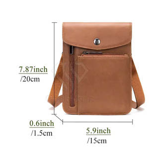 กระเป๋าสะพายไหล่หนัง PU สีดำแพ็คออกแบบใหม่ออกแบบได้ตามต้องการกระเป๋าสะพายแฟชั่น - Product Image 2