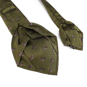 Cravatta di Lusso da Uomo con Motivo Animale Partridge, Motivo Quaglia, Personalizzata, in Seta a 7 Pieghe - Product Image 1