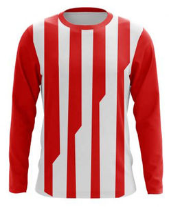 Nouveau design de vêtements d'été chemise douce à manches courtes personnalisé meilleure vente respirant 100% coton col rond anti-boulochage - Product Image 5