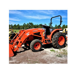 Tractor Premium Kubota L6060, diseño de utilidad compacto, motor duradero, máquina confiable para operaciones de paisajismo agrícola - Product Image 3