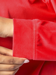 ชุดวอร์มสองชิ้นคุณภาพสูงสำหรับผู้หญิงชุดลำลองนุ่มและระบายอากาศได้ดีชุดวอร์มผ้ากำมะหยี่สำหรับผู้หญิงราคาขายส่ง - Product Image 6