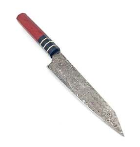 Vente en gros personnalisé de haute qualité fait à la main OEM ODM couteau de chef en acier damas forgé à la main et couteau de cuisine avec étui en cuir pur - Product Image 2