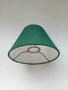 Nouveautés : Abat-jour mini en soie Dupion vert en forme de cône pour lustres suspendus, décoration de table à manger, abat-jour à clipser - Product Image 6
