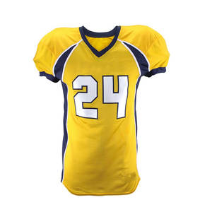 Jersey de Fútbol Americano Personalizado OEM, Nuevo Diseño, Transpirable, Tallas Grandes, Conjuntos de Manga Corta, Uniforme de Alta Calidad a Bajo Precio - Product Image 2