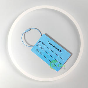 最低注文数なしのプロの航空パイロット・フライトクルー向け、環境に優しいプラスチック製タグラベル、透明ストラップ、シルクスクリーン印刷、販促用 - Product Image 6