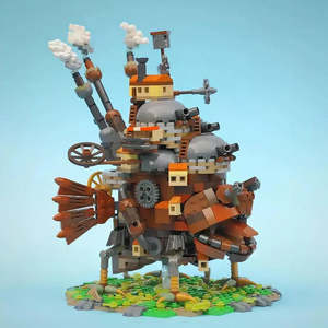 For <strong>Lego</strong> MOC Anime Display Case Le Chateau Ambulant - Product Image 2