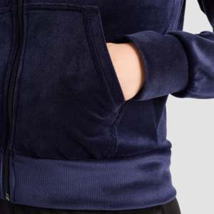 เสื้อฮู้ดสีกรมท่า Swift Flow ผ้ากำมะหยี่ระบายอากาศได้ดี ทรงปกติ - Product Image 6