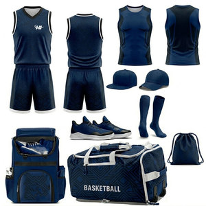 Uniforme de Baloncesto Profesional y Duradero con Tela Transpirable de Poliéster para Entrenamientos de Equipo - Product Image 1