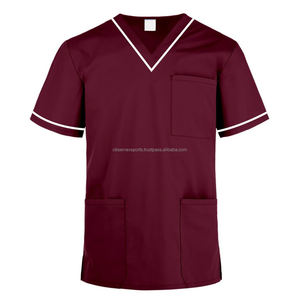 Uniforme chirurgical extensible pour médecin et infirmière à manches courtes, costumes de salon pour femmes, logo personnalisé élégant - Product Image 3