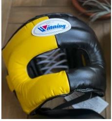 Guantes de Boxeo Personalizables con Cordones, Juego Amarillo y Negro Ganador, Cuero Vacuno de Alta Calidad, Acolchado Grueso de 4 Capas, Transpirable - Product Image 3
