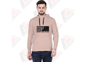 Pull à capuche pour hommes de qualité supérieure Ultra confortable et confortable 100% coton brodé teint uni avec impression numérique pour l'hiver - Product Image 3