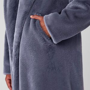Manteau d'hiver en fausse fourrure pour homme-Manteau chaud de haute qualité avec fausse fourrure épaisse et douce, manteau long tendance pour homme avec fermeture à boutons - Product Image 4