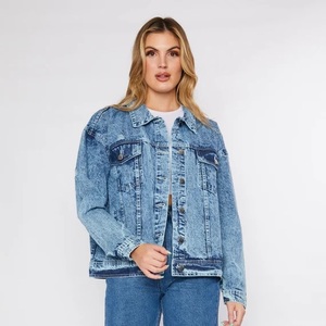 Chaqueta vaquera Y2K, Chaquetas vaqueras recortadas de manga larga, abrigos con borlas desgastadas para novio, Chaquetas vaqueras para mujer - Product Image 4