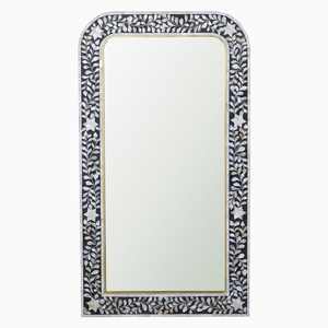 <b>Vintage</b> Inspired Handmade Bone Inlay Wall <b>Mirror</b> Frame, Artistic Decorative Wooden <b>Mirror</b> for Classic Interior Design - Product Image 4