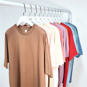 250 Gsm Heavy Cotton XS-4XL manga corta Super Quality Oem logo Custom Plain Unisex Camiseta para hombre - Product Image 4