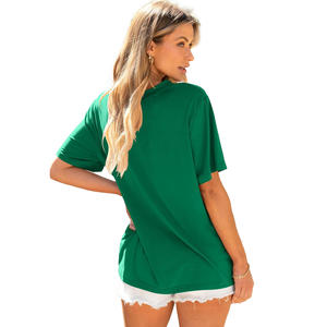 เสื้อยืดผ้าฝ้ายผู้หญิง สวมใส่สบาย น้ำหนักเบา ระบายอากาศได้ดี นุ่ม ทันสมัย สไตล์สตรีทแวร์ ขายส่งจากผู้ผลิตและผู้จัดจำหน่าย - Product Image 2