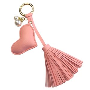 Porte-clés pompon en cuir taille personnalisée avec technique de sérigraphie en métal - Product Image 6