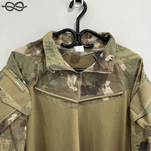 เสื้อสเวตเตอร์แขนยาวมีซิปลายพรางสไตล์วินเทจเสื้อสวมหัวระบายอากาศได้สำหรับผู้ชายผู้หญิงแบบย้อนยุคน้ำหนักเบาใส่สบายกลางแจ้ง - Product Image 6