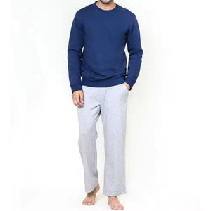 Men's Fashionable Trend Loose Heavyweight Sweatshirts 100% Cotton Oversized Crewneck <b>Hoodies</b> Embroidered Basics for Winter - Product Image 1