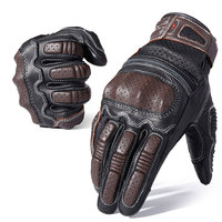 Concevez vos propres gants de moto en cuir personnalisés unisexes antidérapants à doigts complets au meilleur prix, vente en gros, dernier style
