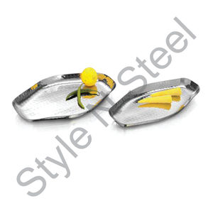 ถาดเสิร์ฟขนมผลไม้สุดสร้างสรรค์ถาดสแตนเลสพร้อมขาตั้งเซิร์ฟเวอร์ - Product Image 2