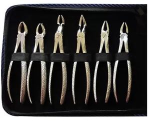 2025 ALFALAH INDUSTRIES Instrument d'extraction chirurgicale dentaire adulte certifié CE 10 pièces/ensemble pince d'extraction de dents - Product Image 4