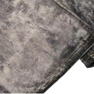 Veste en jean réversible 100% coton, qualité supérieure, style vintage classique, streetwear décontracté, mode durable, hip hop, logo sur le devant - Product Image 2