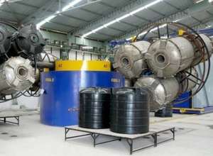 Máquina de moldeo rotacional directa de fábrica con silla de plástico de tres brazos que hace la máquina de rotomoldeo de tanque de agua - Product Image 6