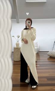 Designer Winter Silk Anti-Wrinkle Long Sleeve <b>Abaya</b> <b>Dress</b> Handmade Elegant for Adults PRAYER 2025 - Product Image 3