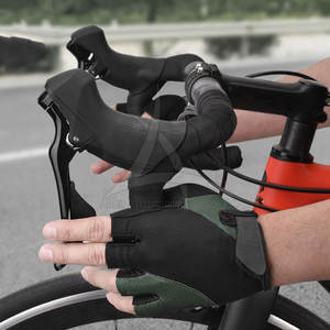 Gants de cyclisme en cuir écologiques respirants à séchage rapide Modèle 2026 Fabriqués au Pakistan Personnalisables - Product Image 5