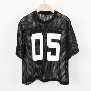 ชุดกีฬาอเมริกันฟุตบอลแฟชั่นใหม่สำหรับผู้ชายชุด100% ระบายอากาศโพลีเอสเตอร์พิมพ์ลายเฉพาะตัวพร้อมหมายเลขทีมและชื่อผู้เล่น - Product Image 4