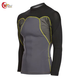 Personalizar el diseño de su propia ropa de entrenamiento Hombres Rash Guard Etiqueta privada Hombres Rash Guard - Product Image 2