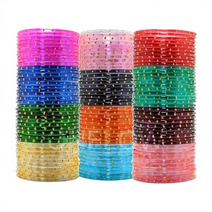 Elegant Style Latest Festive Eid & Party Wear Gungharoo <b>Bangles</b> Kashmiri Churian For Girls - Product Image 1