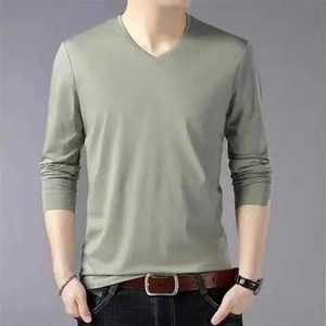 OEM Men's for T Shirts Custom Logo Plus Size Cotton/Bamboo Fiber 260 Grams Fabric Weight <b>Short</b> <b>Sleeve</b> Breathable Quick Dry - Product Image 3