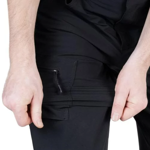 Pantalones Ligeros, Resistentes al Viento, Transpirables, de Tela Oxford Delgada, Nailon/Elastano, de Secado Rápido, con 8 Bolsillos Funcionales, Cintura Elástica con Inserciones - Product Image 6