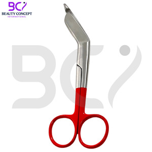 2025 tijeras de vendaje de anillo rojo Premium 1 Uds Lister vendaje tijeras de enfermera 5,5 instrumentos quirúrgicos médicos de acero inoxidable - Product Image 2