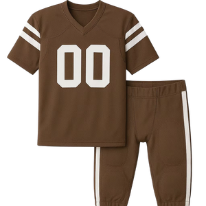 Vêtements d'entraînement haute performance, uniforme de football américain, design personnalisé, contrôle de l'humidité, tissu élégant, séchage rapide, confortable - Product Image 1