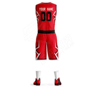 Personalizado al por mayor diseño sublimación Reversible Academia de baloncesto chalecos Kit conjunto camisetas y pantalones cortos uniforme de baloncesto - Product Image 4