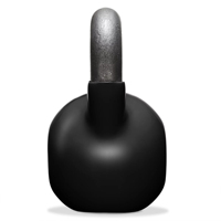 Kettlebells solides en fonte enduites de caoutchouc pour l'entraînement de musculation de 5 à 50 lb en gros du fabricant