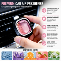 Diffuseur de parfum solide pour voiture, de haute qualité, à clipser sur la grille d'aération, pour parfumer l'habitacle.