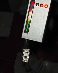 Bague de fiançailles et de mariage en argent sterling plaqué or, taille ajustable, personnalisée, avec moissanite de 1 carat certifiée GIA IGI, cultivée en laboratoire, style vintage - Product Image 4