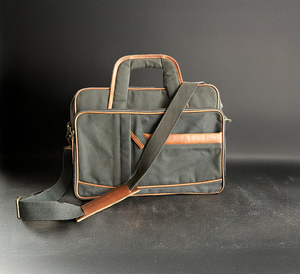 Pugmark, elegante bandolera de lona encerada vegana para hombre, diseño Vintage de moda con repelente al agua para uso en oficina de viaje - Product Image 3