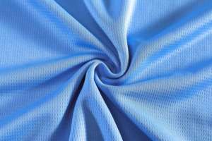 เสื้อเจอร์ซีย์ชายคอกลมแขนสั้นระบายอากาศผ้าตาข่ายเสื้อทีมออกแบบได้ตามต้องการสีน้ำเงิน - Product Image 3